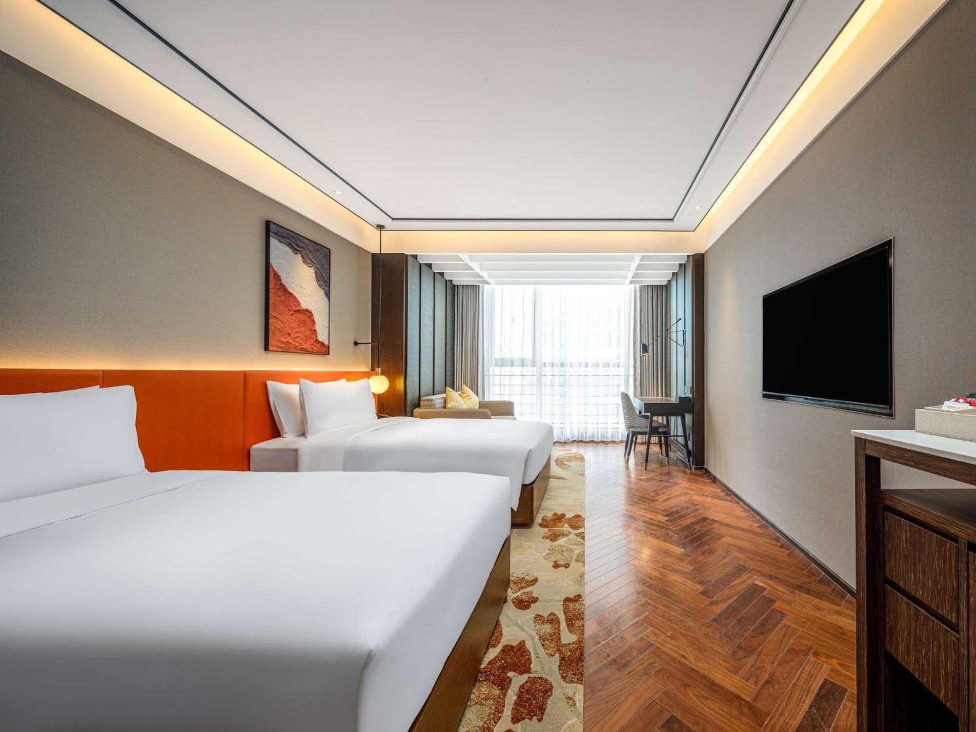 Hilton Garden Inn Beijing Guomao Bagian luar foto