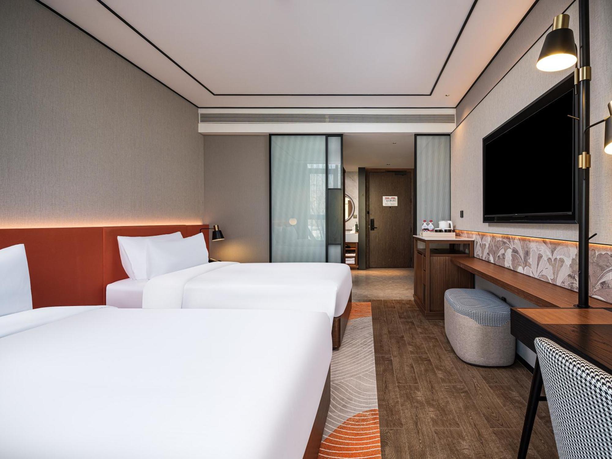 Hilton Garden Inn Beijing Guomao Bagian luar foto